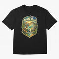 Australia FIFA World Cup 2026 Sydney Opera House Outback Kangaroo Coast Oversized T-Shirt Cheer for FIFA World Cup 2026 Spirit, Made for France, Haaland and Mbappe, Worldwide Fan Energy, Dramatic Goals, Stadium Lights and Championship Celebrations;