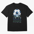 Scotland Soccer Football Design 2026 Oversized T-Shirt Relive the Noise and Pride of the FIFA World Cup 2026 Group Stage Journey through Cristiano Ronaldo Highlights, Portugal, Spain and Germany Pride, Football Passion, Legendary Performances,