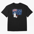 Australia 2026 Soccer Pride - Boxing Kangaroo & Dynamic Waving Flag. Oversized T-Shirt Make Memories around the FIFA World Cup 2026 Group Stage Journey through Messi, Neymar and Mbappe Highlights, Brazil Pride, Fan Favorite Moments, National Team
