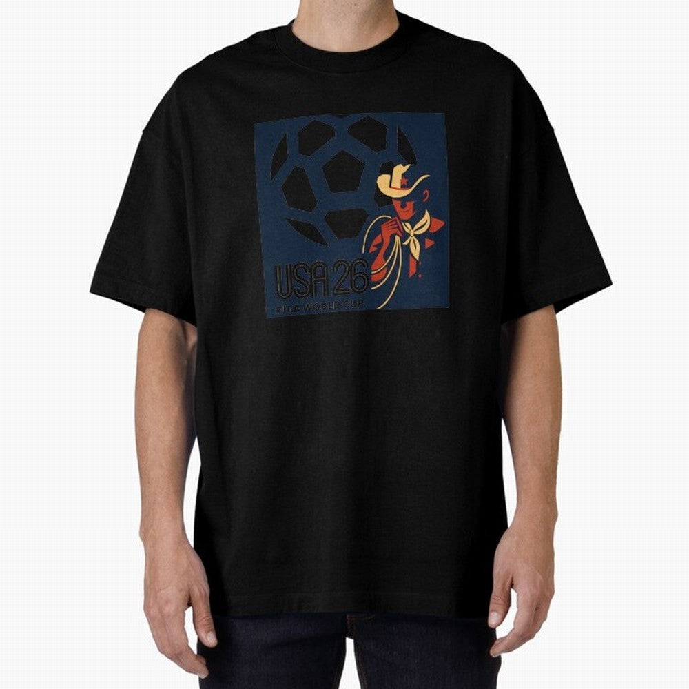 FIFA 2026 T-Shirt_87943139 Oversized T-Shirt Bring World Football Passion into the FIFA World Cup 2026 Journey through Messi Highlights, France and Portugal Pride, Fan Favorite Moments, National Team Passion, Big Match Drama and Soccer History;