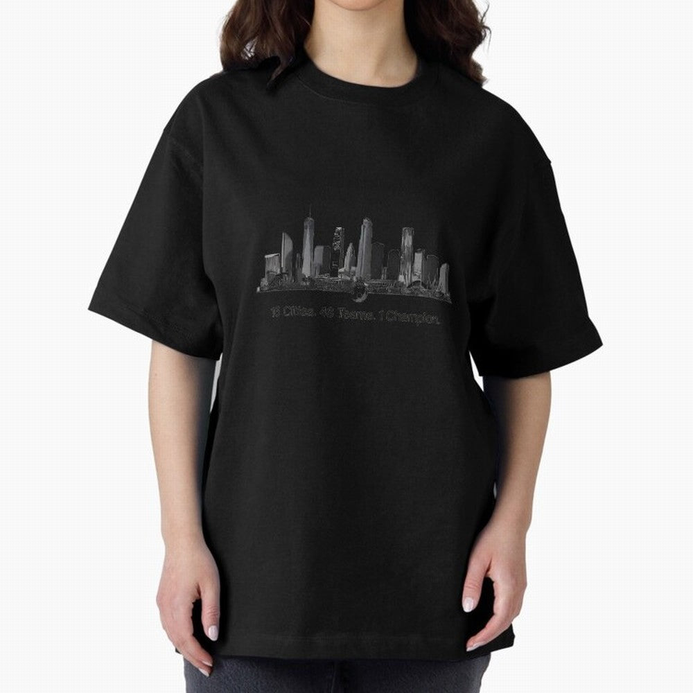 16 Cities 48 Teams 1 Champion World Cup 2026 Soccer T-Shirt_83656371 Oversized T-Shirt Refresh Match Day Hype around FIFA World Cup 2026 Group Stage, CR7 and Messi, Portugal, Vintage Soccer Flavor, Modern Football Stars, National Flags and Final