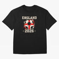 Front Print England Soccer World Cup 2026 - English Fan Gift T-Shirt_84562392 Oversized T-Shirt Bring a Champion Mindset to Match Day Hype around FIFA World Cup 2026 USA Canada Mexico, Mbappe, Argentina, France and Brazil, Fan Favorite Moments,