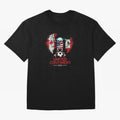 Glitched North America Eagle World Cup Soccer 2026 T-Shirt_83958408 Oversized T-Shirt Support FIFA World Cup 2026 USA Canada Mexico Spirit, Filled with France and Portugal, CR7, Global Supporter Spirit, Legendary Goals, National Colors and