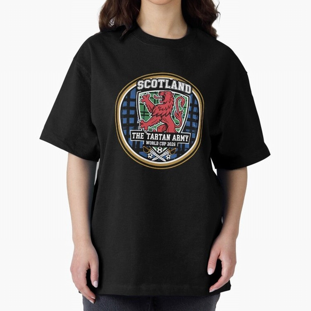 Scotland World Cup 2026 - Tartan Army Football Fan, USA Mexico Canada T-Shirt_84153647 Oversized T-Shirt Discover the FIFA World Cup 2026 Journey through Messi, Neymar and Mbappe Highlights, England, France and Netherlands Pride, Champion Mindset,