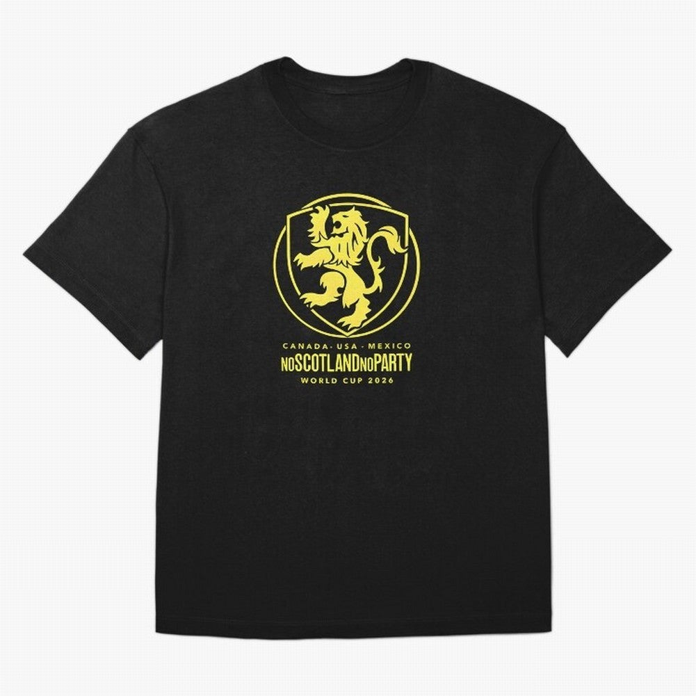 Scotland World Cup 2026 No Scotland No Party T-Shirt_83987455 Oversized T-Shirt Support Global Football Passion for FIFA World Cup 2026, Celebrating Cristiano Ronaldo, Argentina, France and Brazil, Football History, Final Match Energy, Crowd Noise