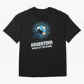 Argentina Heart of the Game ¨C Retro Soccer Fan Design Oversized T-Shirt Bring a Champion Mindset to FIFA World Cup 2026 USA Canada Mexico for Fans of Mbappe and Portugal, Spain and Germany, Bringing Global Supporter Spirit, Legendary Goals,