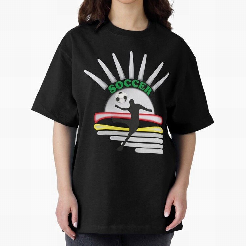 Football player football sun Oversized T-Shirt Wear the Spirit of Match Day Hype around FIFA World Cup 2026 Group Stage, Messi and Cristiano Ronaldo, Portugal, Spain and Germany, Football Passion, Legendary Performances, Festival Vibes and
