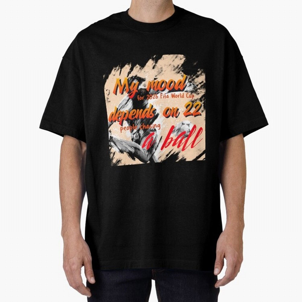 2026 World Cup T-shirt Oversized T-Shirt Show Your Stadium Side during the FIFA World Cup 2026 Journey through Messi and Cristiano Ronaldo Highlights, Portugal, Spain and Germany Pride, Tournament Hype, Historic Matchups, Family Viewing Parties and