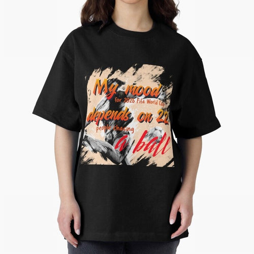 2026 World Cup T-shirt Oversized T-Shirt Show Your Stadium Side during the FIFA World Cup 2026 Journey through Messi and Cristiano Ronaldo Highlights, Portugal, Spain and Germany Pride, Tournament Hype, Historic Matchups, Family Viewing Parties and