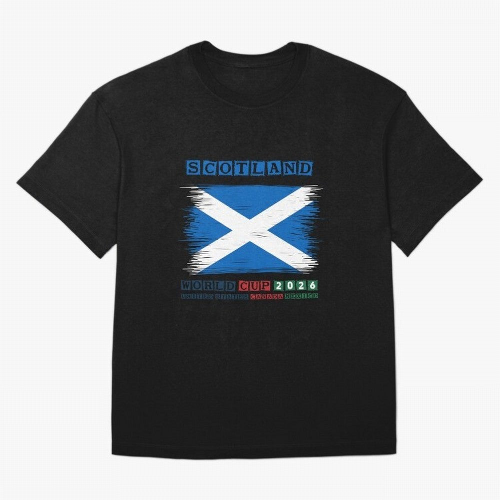 SCOTLAND WORLD CUP 2026 Oversized T-Shirt Bring a Champion Mindset to FIFA World Cup 2026 USA Canada Mexico Built around Cristiano Ronaldo, Germany Energy, Football Festival Excitement, Trophy Ambitions, Country Rivalries and Star Player Buzz;