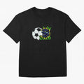 USA 2026- Brazil Oversized T-Shirt Remember Iconic Moments from Match Day Hype around FIFA World Cup 2026 Group Stage, CR7, France and Portugal, Global Supporter Spirit, Legendary Goals, National Colors and Tournament Celebration; Made for Die Hard