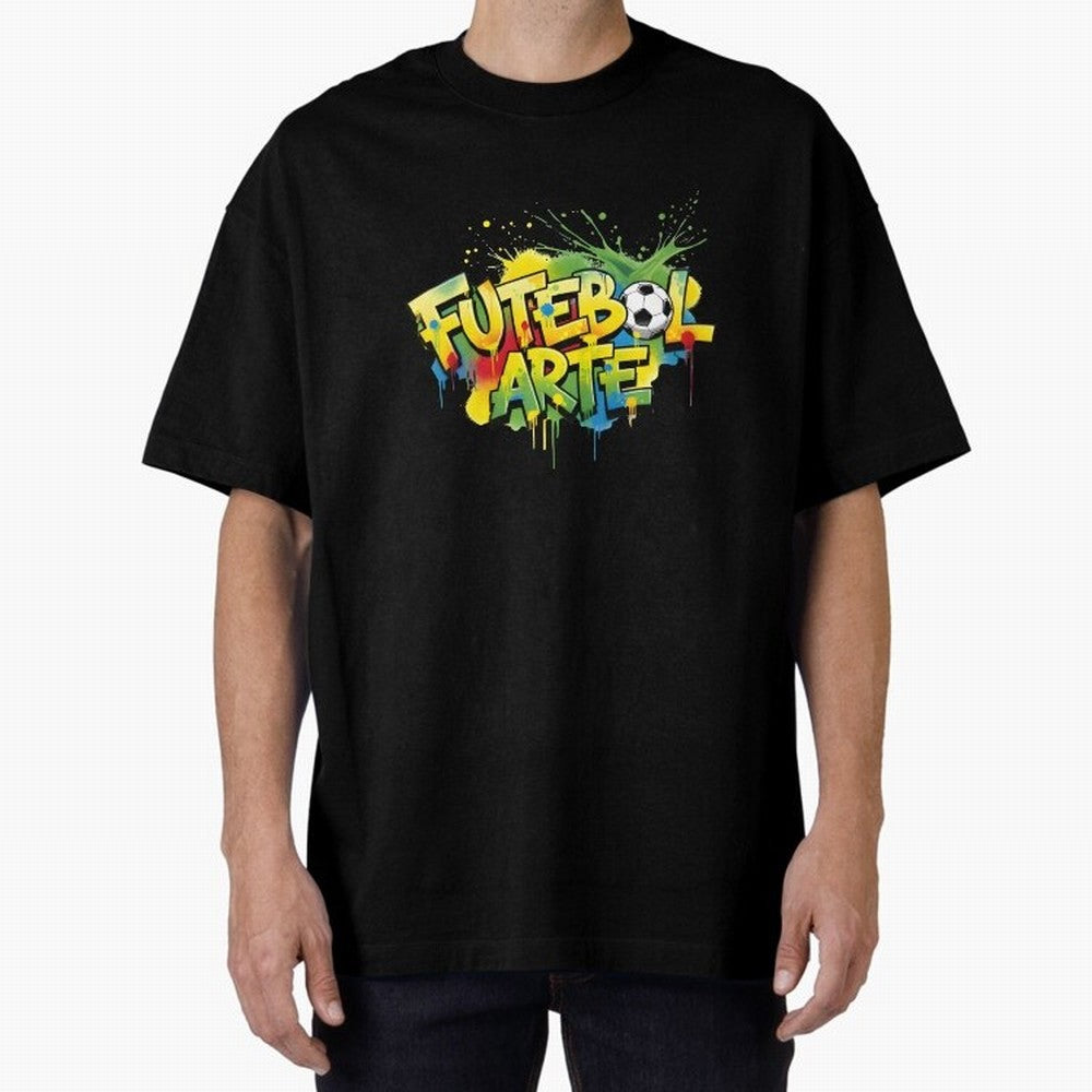 Brazil - World Cup 2026 Oversized T-Shirt Wear the Spirit of FIFA World Cup 2026 Capturing Neymar, Haaland and Cristiano Ronaldo, Portugal, Spain and Germany Energy, Vintage Soccer Flavor, Modern Football Stars, National Flags and Final Night