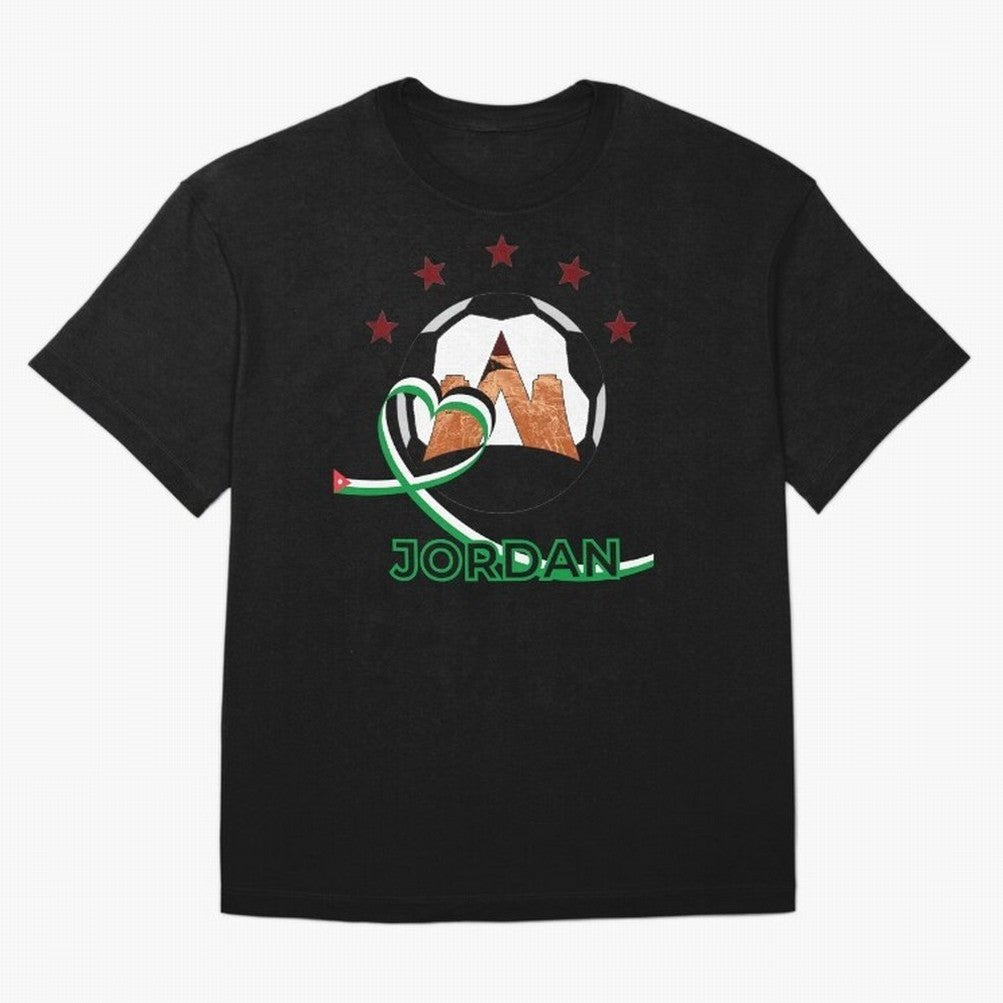 Jordan WC2026 Oversized T-Shirt Make Memories around the FIFA World Cup 2026 USA Canada Mexico Journey through Messi and Cristiano Ronaldo Highlights, England Pride, Championship Spirit, Famous Goals, Roaring Crowds and International Football
