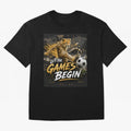 Let The Games Begin-World Cup Soccer @026 Oversized T-Shirt Feel the Trophy Chase of Match Day Hype around FIFA World Cup 2026 Group Stage, CR7 and Messi, England and Germany, Tournament Hype, Historic Matchups, Family Viewing Parties and Global