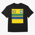 Brazil | 2026 World Cup Fan Apparel Oversized T-Shirt Relive Legendary Nights from Global Football Passion for FIFA World Cup 2026 USA Canada Mexico, Connected to Mbappe and Neymar, Brazil, Stadium Memories, Football Loyalty, International Chants