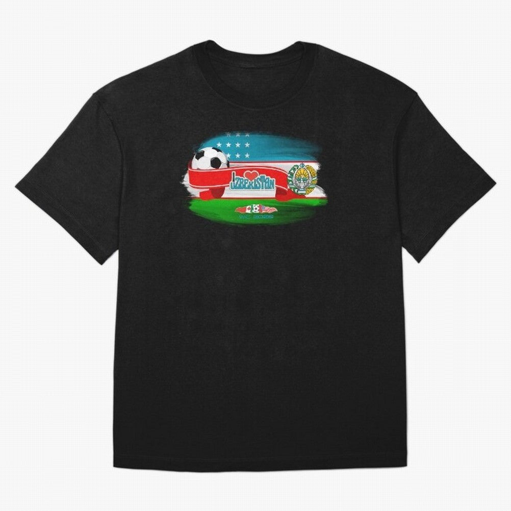 UzbekistanWC 2026 Oversized T-Shirt Carry the Dream of the FIFA World Cup 2026 Group Stage Journey through Cristiano Ronaldo, Haaland and CR7 Highlights, England Pride, Sports Nostalgia, International Competition, Famous Players and Unforgettable