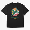 South Africa 2026 Oversized T-Shirt Feel International Energy from Global Football Passion for FIFA World Cup 2026 USA Canada Mexico, Made for Messi, Neymar and Mbappe, Argentina, Goal Celebration Energy, Supporter Heritage, Football Icons and