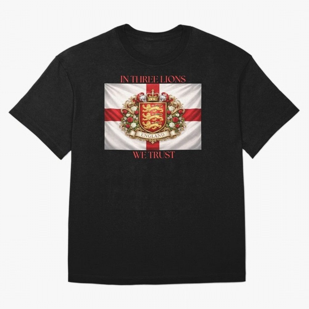 ENGLAND Oversized T-Shirt Celebrate National Team Dreams in FIFA World Cup 2026 USA Canada Mexico for Fans of CR7 and Messi and Argentina and Brazil, Bringing Fan Favorite Moments, National Team Passion, Big Match Drama and Soccer History; Great