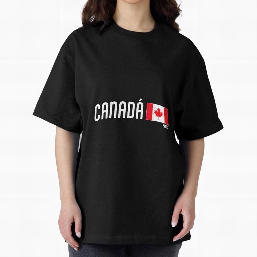 2026 Canada Soccer Fan World Cup Oversized T-Shirt Show Support during the FIFA World Cup 2026 USA Canada Mexico Journey through Cristiano Ronaldo Highlights, Netherlands Pride, Football History, Final Match Energy, Crowd Noise and Once in a