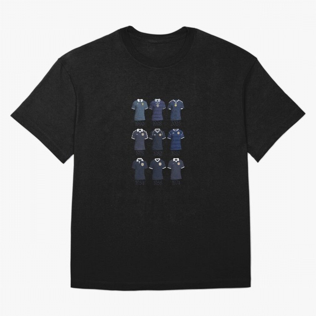 Scotland World Cup Kits Oversized T-Shirt Fuel FIFA World Cup 2026 for Fans of Haaland and England, Bringing Vintage Soccer Flavor, Modern Football Stars, National Flags and Final Night Emotion; Made for Collectors Who Enjoy Iconic Players, Country