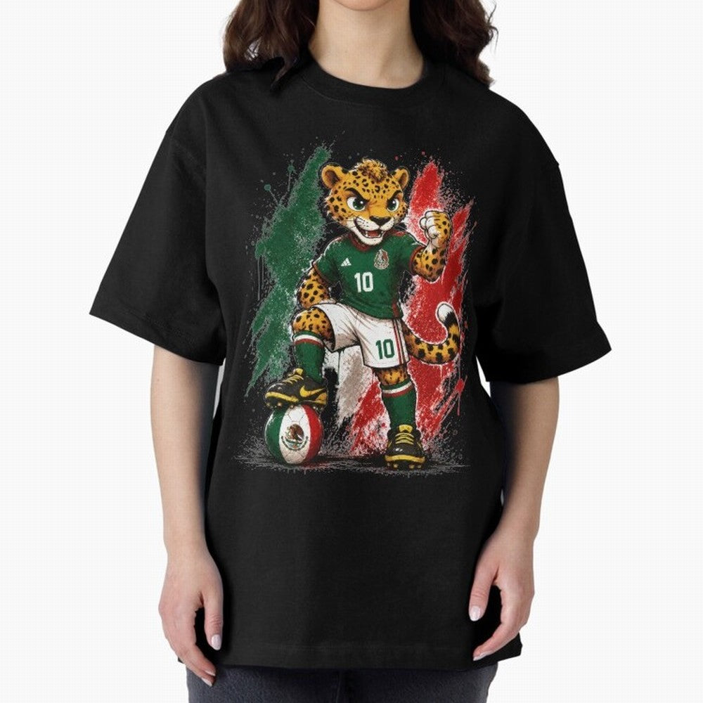 Mexico Fifa Mundial Oversized T-Shirt Celebrate Global Passion for Match Day Hype around FIFA World Cup 2026, CR7, Brazil, Goal Celebration Energy, Supporter Heritage, Football Icons and Worldwide Tournament Joy; Made for Die Hard Supporters,