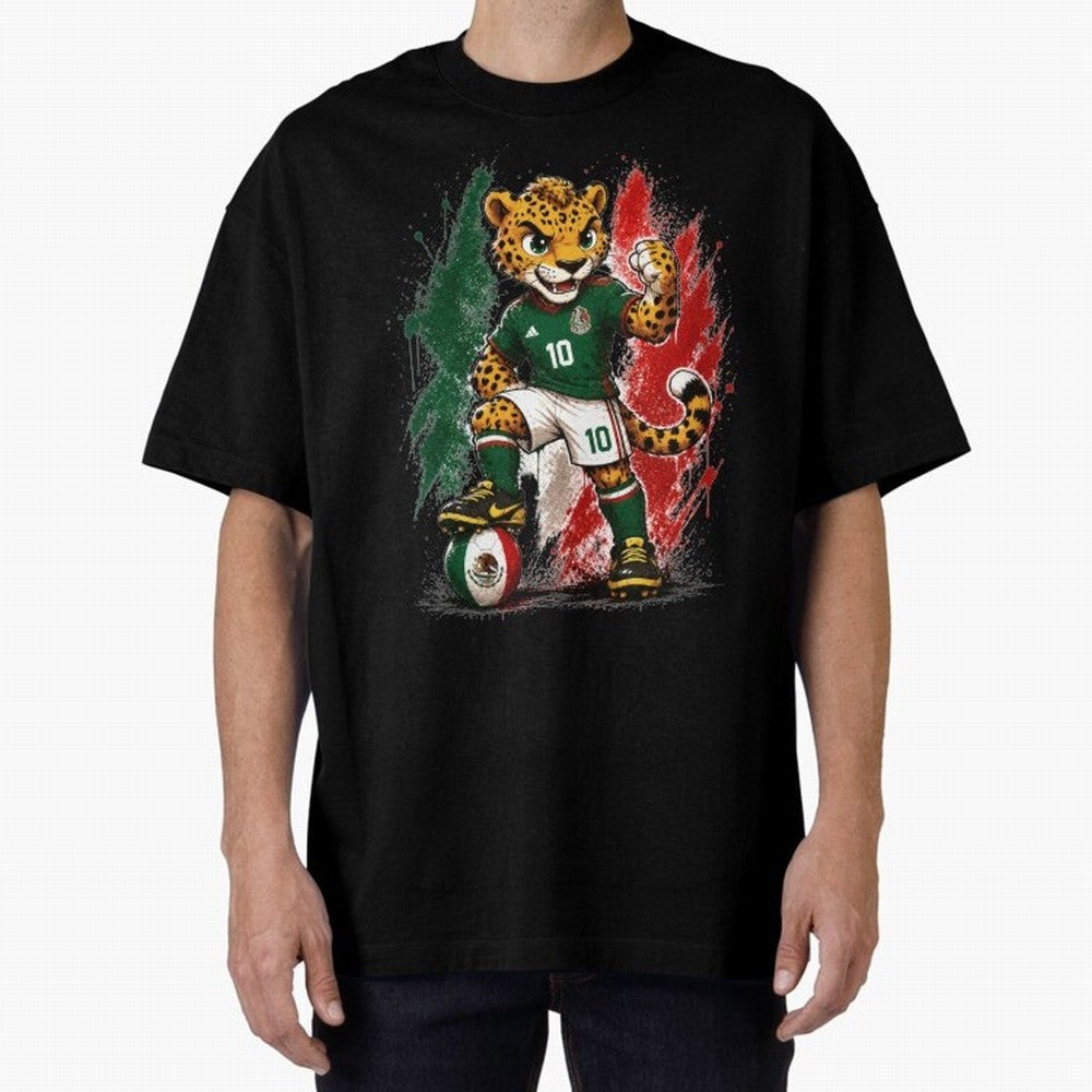 Mexico Fifa Mundial Oversized T-Shirt Celebrate Global Passion for Match Day Hype around FIFA World Cup 2026, CR7, Brazil, Goal Celebration Energy, Supporter Heritage, Football Icons and Worldwide Tournament Joy; Made for Die Hard Supporters,