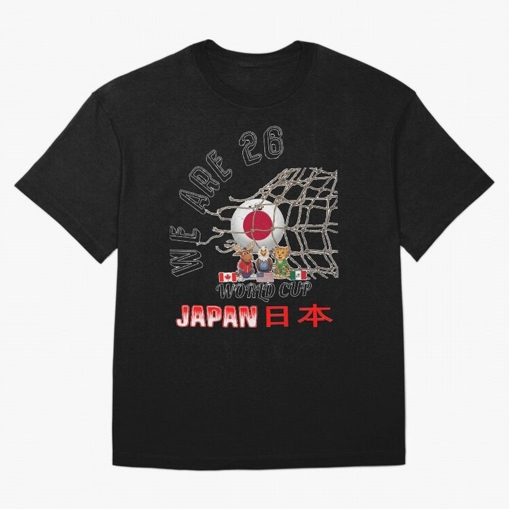 World cup 26 - Japan Oversized T-Shirt Show Up for the Glory of FIFA World Cup 2026 Group Stage for Fans of Mbappe and Netherlands, Bringing Football History, Final Match Energy, Crowd Noise and Once in a Lifetime Moments; Perfect for Supporters
