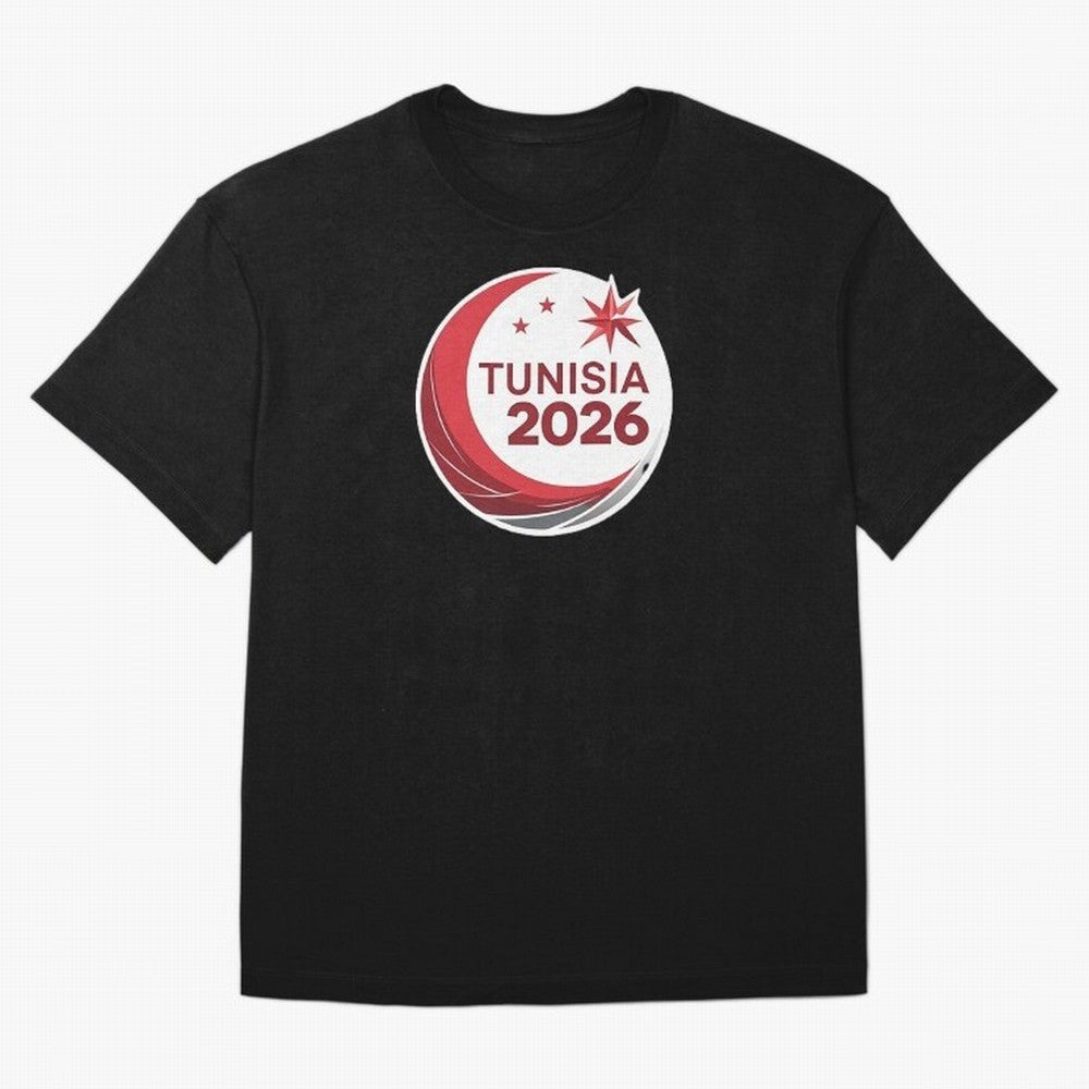 Tunisia 2026 Oversized T-Shirt Share Global Football Passion for FIFA World Cup 2026, Filled with Haaland, Netherlands, Goal Celebration Energy, Supporter Heritage, Football Icons and Worldwide Tournament Joy; Made for Collectors Who Enjoy Iconic