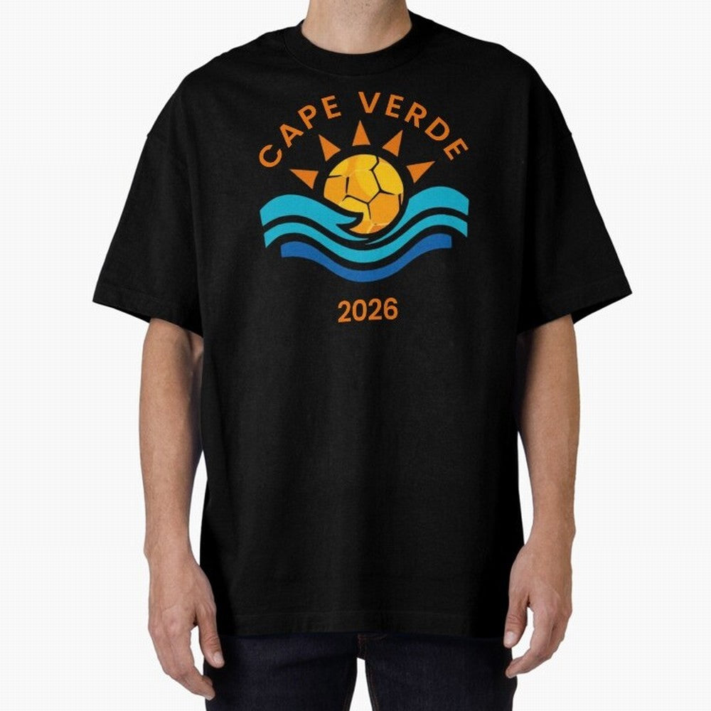 Cape Verde 2026 Oversized T-Shirt Carry National Pride through the FIFA World Cup 2026 USA Canada Mexico Journey through Mbappe Highlights, Argentina Pride, Global Supporter Spirit, Legendary Goals, National Colors and Tournament Celebration;