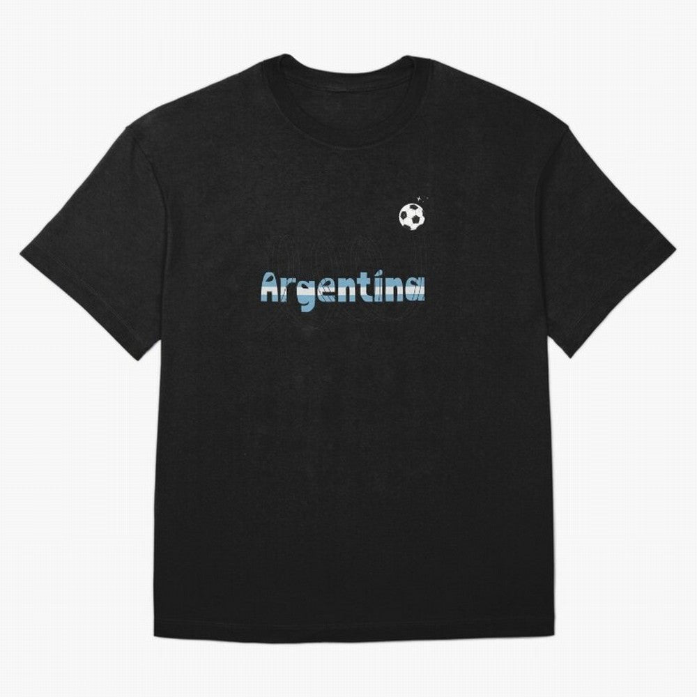 Argentina Oversized T-Shirt Join Global Football Passion for FIFA World Cup 2026 USA Canada Mexico, Featuring Haaland, Portugal, Spain and Germany, Supporter Pride, Iconic Celebrations, Legendary Names and Global Match Day Energy; Made for
