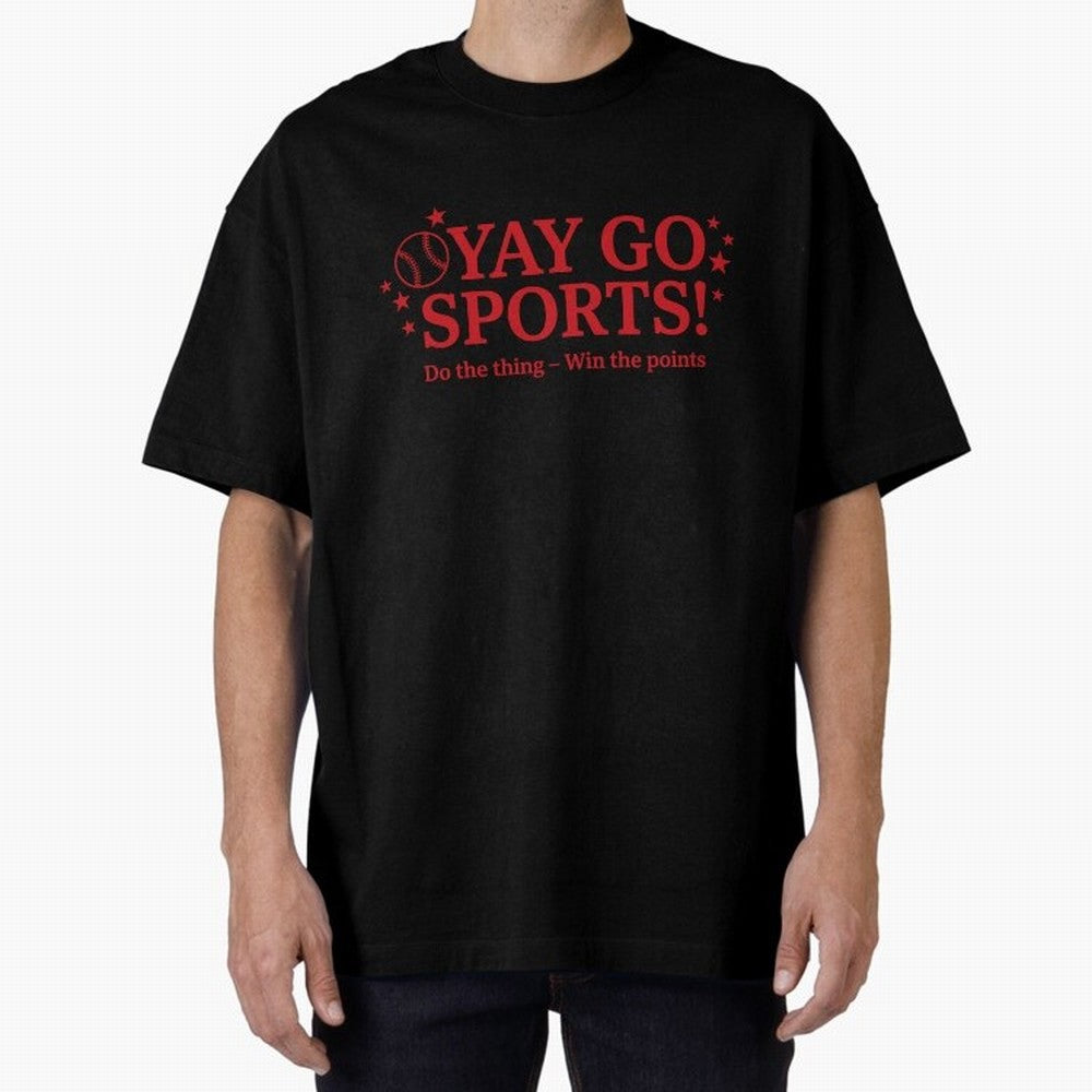 Yay Go Sports Oversized T-Shirt Represent the Passion of Global Football Passion for FIFA World Cup 2026 USA Canada Mexico, Connected to Messi, Neymar and Mbappe, Spain and Netherlands, Stadium Chants, National Pride, Trophy Dreams and