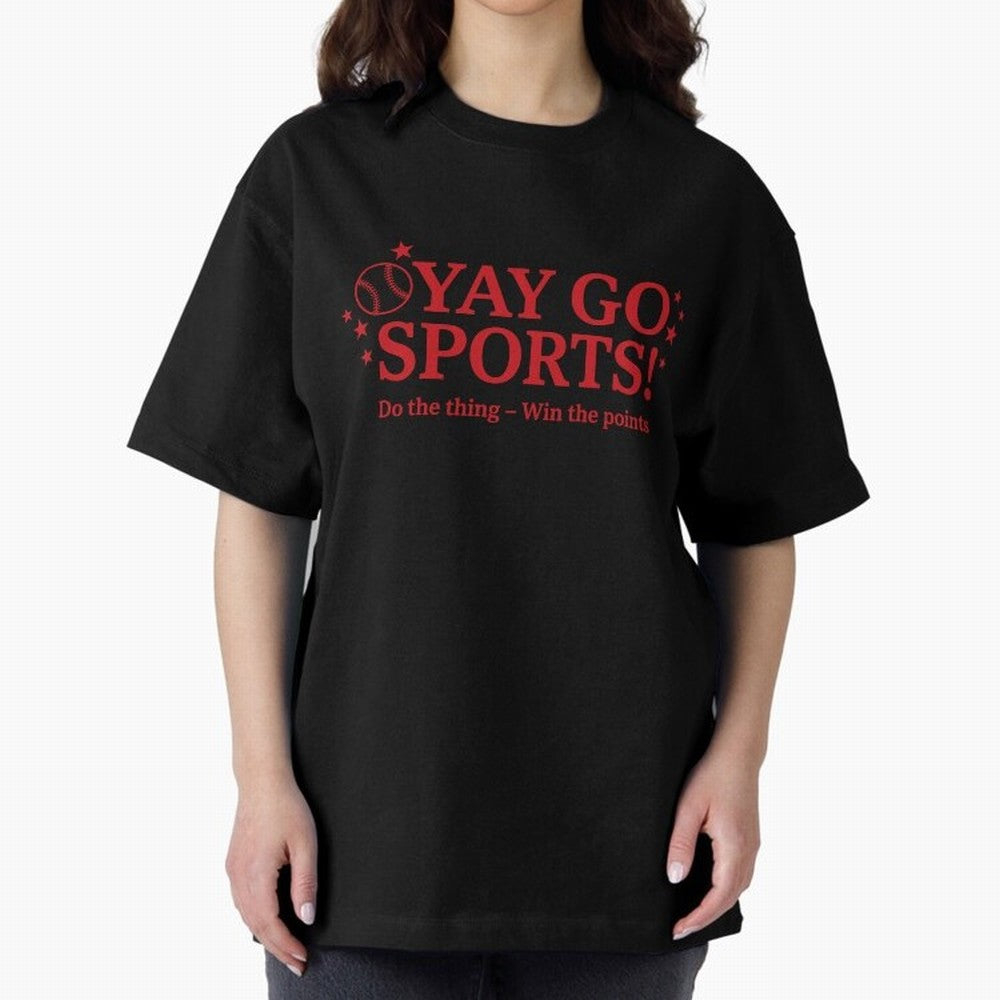 Yay Go Sports Oversized T-Shirt Represent the Passion of Global Football Passion for FIFA World Cup 2026 USA Canada Mexico, Connected to Messi, Neymar and Mbappe, Spain and Netherlands, Stadium Chants, National Pride, Trophy Dreams and