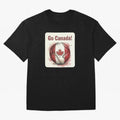 Go Canada Soccer Ball Flag | Canadian Football Fan Graphic Tee Oversized T-Shirt Support Your Favorite Stars during the FIFA World Cup 2026 USA Canada Mexico Journey through Haaland Highlights, Brazil Pride, Sports Nostalgia, International