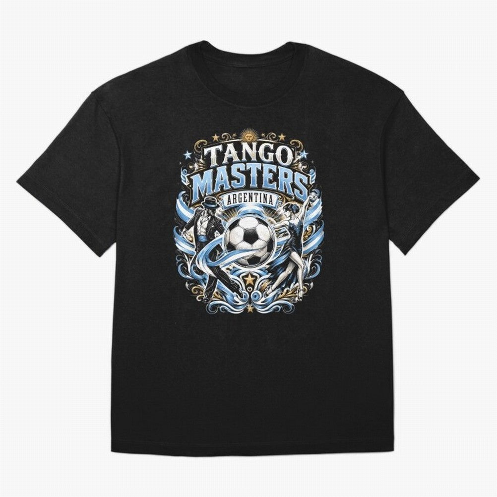 Tango Masters Argentina World Cup 2026 Oversized T-Shirt Elevate FIFA World Cup 2026 Group Stage for Fans of Neymar, Haaland and Cristiano Ronaldo and Argentina and Brazil, Bringing Worldwide Fan Energy, Dramatic Goals, Stadium Lights and