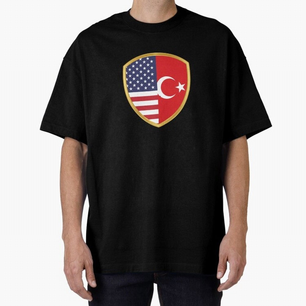 FIFA World Cup -USA v Turkiye Oversized T-Shirt Follow FIFA World Cup 2026 Group Stage for Fans of Mbappe and Argentina, Bringing Stadium Memories, Football Loyalty, International Chants and Championship Tradition; Great for Supporters Who Love