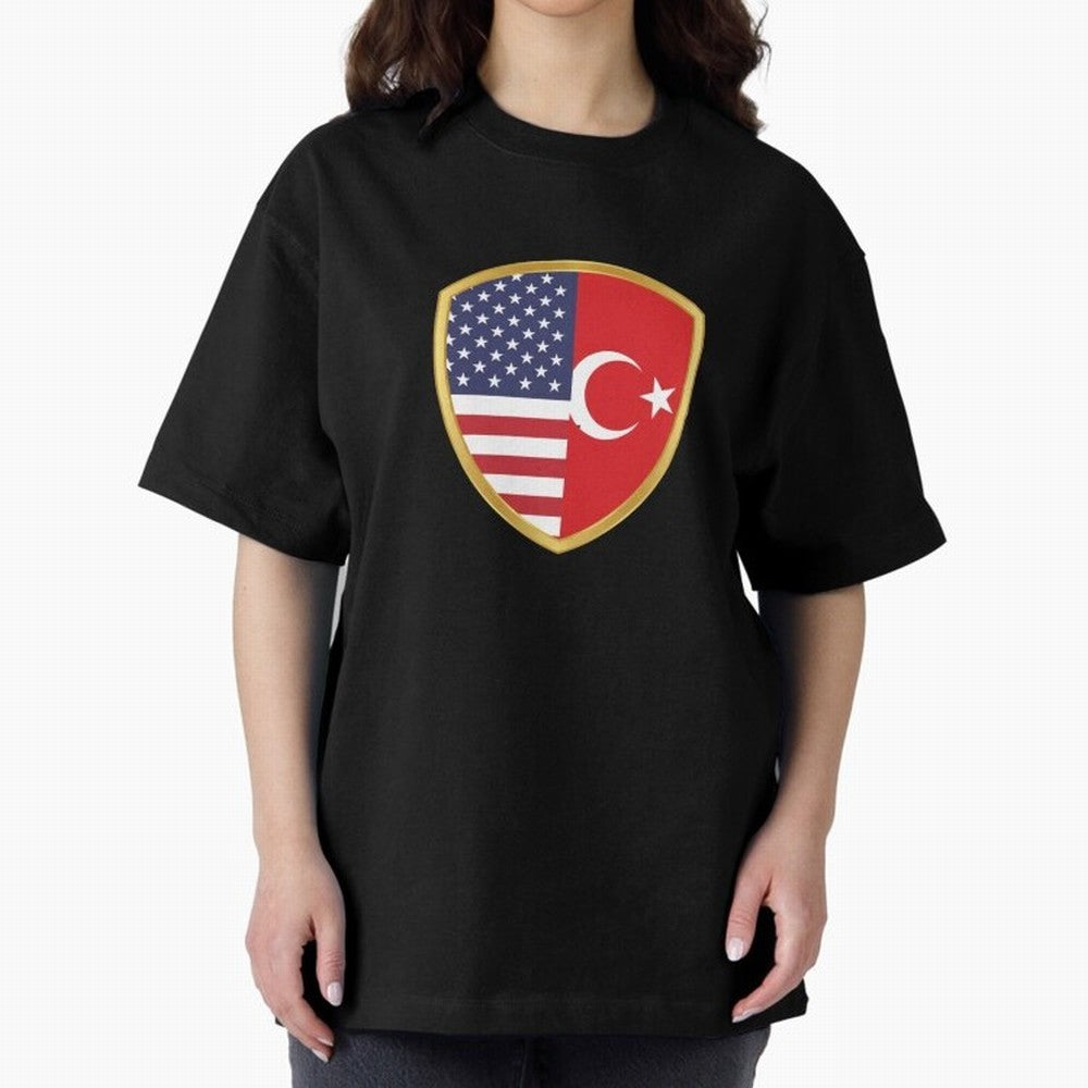 FIFA World Cup -USA v Turkiye Oversized T-Shirt Follow FIFA World Cup 2026 Group Stage for Fans of Mbappe and Argentina, Bringing Stadium Memories, Football Loyalty, International Chants and Championship Tradition; Great for Supporters Who Love