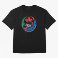 Canada Mexico USA 2026 Round Soccer Emblem Cup T-Shirt_83488590 Oversized T-Shirt Elevate FIFA World Cup 2026 for Fans of Haaland and Portugal, Bringing Retro Football Energy, Iconic Rivalries, Trophy Chase Drama and Stadium Atmosphere; Built for