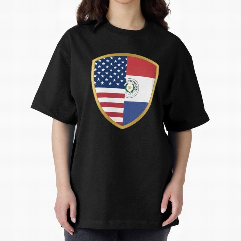 FIFA World Cup -USA v Paraguay Oversized T-Shirt Honor Champions and Dreams in Global Football Passion for FIFA World Cup 2026, Highlighting Messi, CR7 and Mbappe, Argentina, Tournament Hype, Historic Matchups, Family Viewing Parties and Global