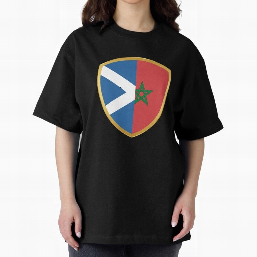 FIFA World Cup -Scotland v Morocco Oversized T-Shirt Honor the Football Icons of the FIFA World Cup 2026 USA Canada Mexico Journey through Neymar Highlights, Germany Pride, Sports Nostalgia, International Competition, Famous Players and