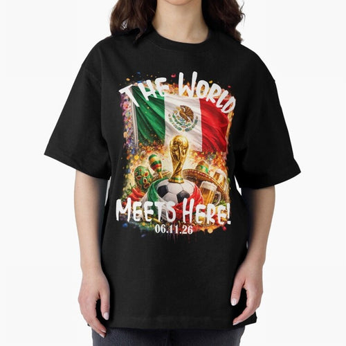 2026 World Cup Oversized T-Shirt Honor the FIFA World Cup 2026 Journey through Messi Highlights, Brazil Pride, Football History, Final Match Energy, Crowd Noise and Once in a Lifetime Moments; Built for Supporters Chasing Trophy Dreams, Final Match