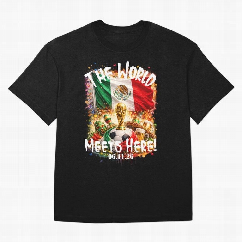 2026 World Cup Oversized T-Shirt Honor the FIFA World Cup 2026 Journey through Messi Highlights, Brazil Pride, Football History, Final Match Energy, Crowd Noise and Once in a Lifetime Moments; Built for Supporters Chasing Trophy Dreams, Final Match
