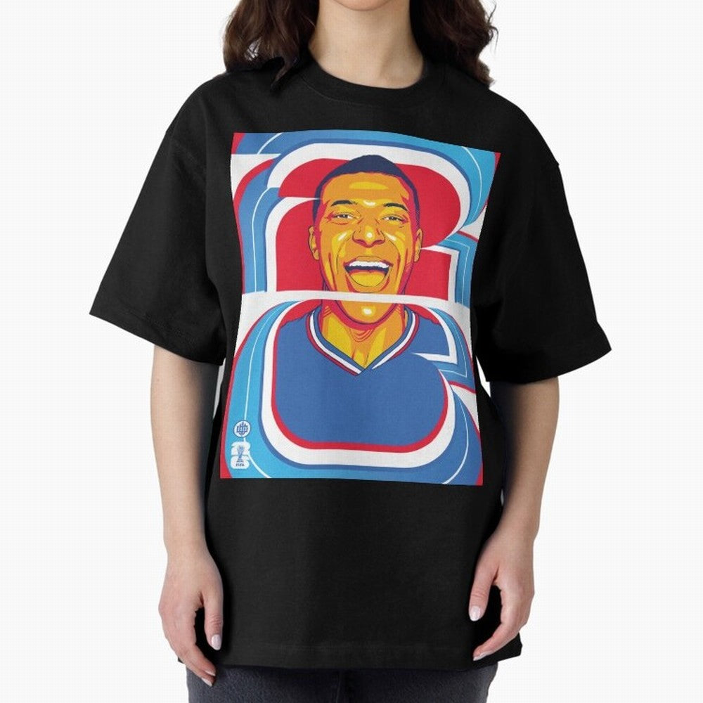 World Cup 2026 Soccer Celebration: United Football Fan Art Oversized T-Shirt Keep the Legacy of the FIFA World Cup 2026 Journey through Haaland and Mbappe Highlights, England and Germany Pride, Football Passion, Legendary Performances, Festival