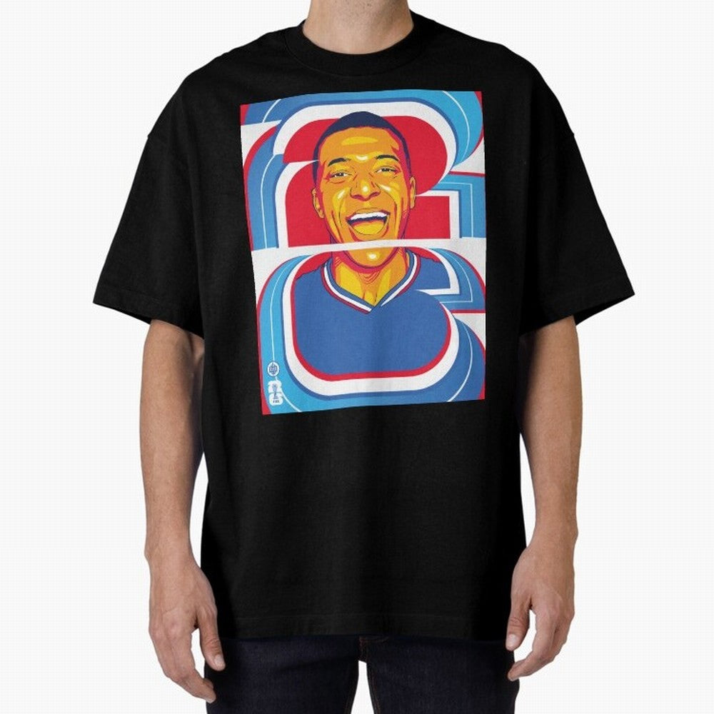 World Cup 2026 Soccer Celebration: United Football Fan Art Oversized T-Shirt Keep the Legacy of the FIFA World Cup 2026 Journey through Haaland and Mbappe Highlights, England and Germany Pride, Football Passion, Legendary Performances, Festival