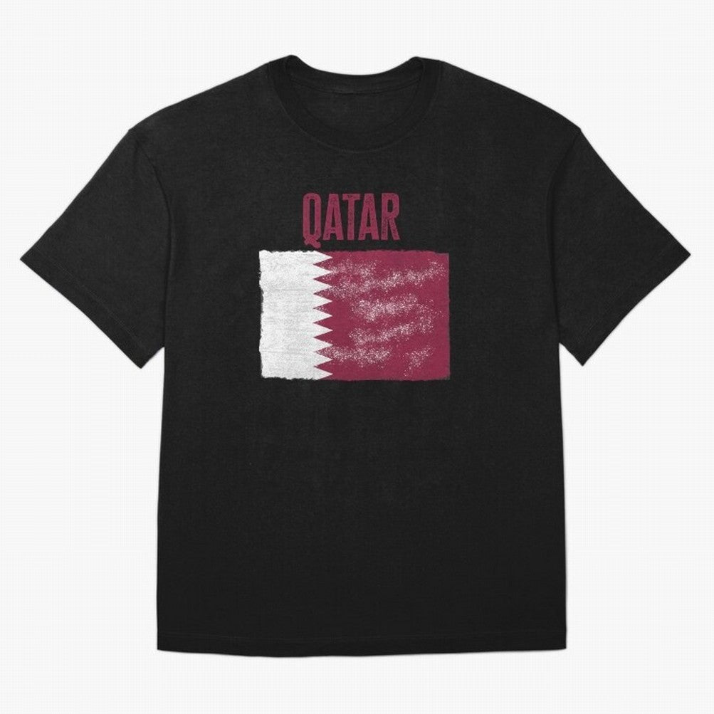 Qatar Oversized T-Shirt Carry the Dream of Match Day Hype around FIFA World Cup 2026 Group Stage, Neymar, Germany, Football Festival Excitement, Trophy Ambitions, Country Rivalries and Star Player Buzz; Built for Supporters Chasing Trophy Dreams,