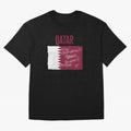 Qatar Oversized T-Shirt Carry the Dream of Match Day Hype around FIFA World Cup 2026 Group Stage, Neymar, Germany, Football Festival Excitement, Trophy Ambitions, Country Rivalries and Star Player Buzz; Built for Supporters Chasing Trophy Dreams,