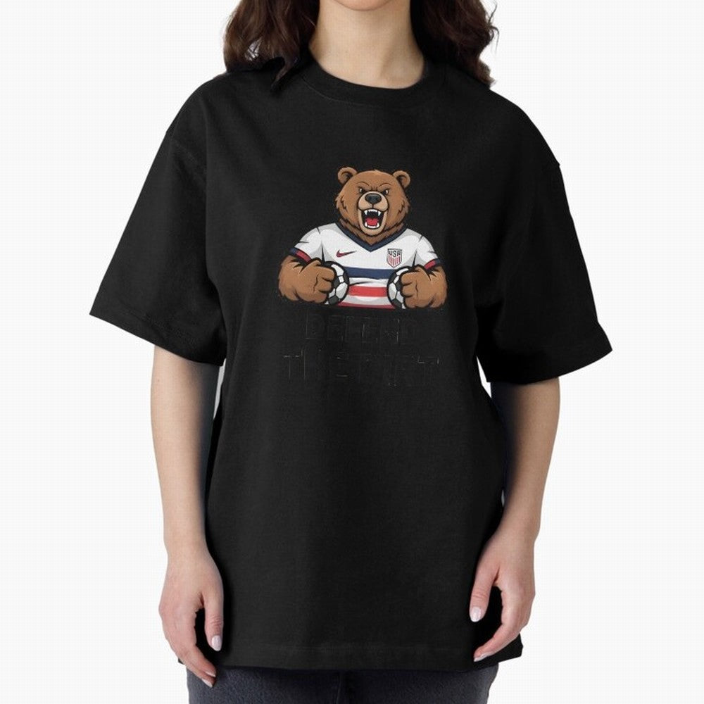 USA - World Cup 2026 Oversized T-Shirt Bring a Champion Mindset to Global Football Passion for FIFA World Cup 2026, Built around Cristiano Ronaldo, Argentina, France and Brazil, Worldwide Fan Energy, Dramatic Goals, Stadium Lights and Championship
