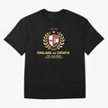 FIFA World Cup - England v Croatia Oversized T-Shirt Carry National Pride through FIFA World Cup 2026 USA Canada Mexico Spirit, with Argentina, Cristiano Ronaldo, Match Day Excitement, Supporter Culture, Golden Goals and Global Football Passion;