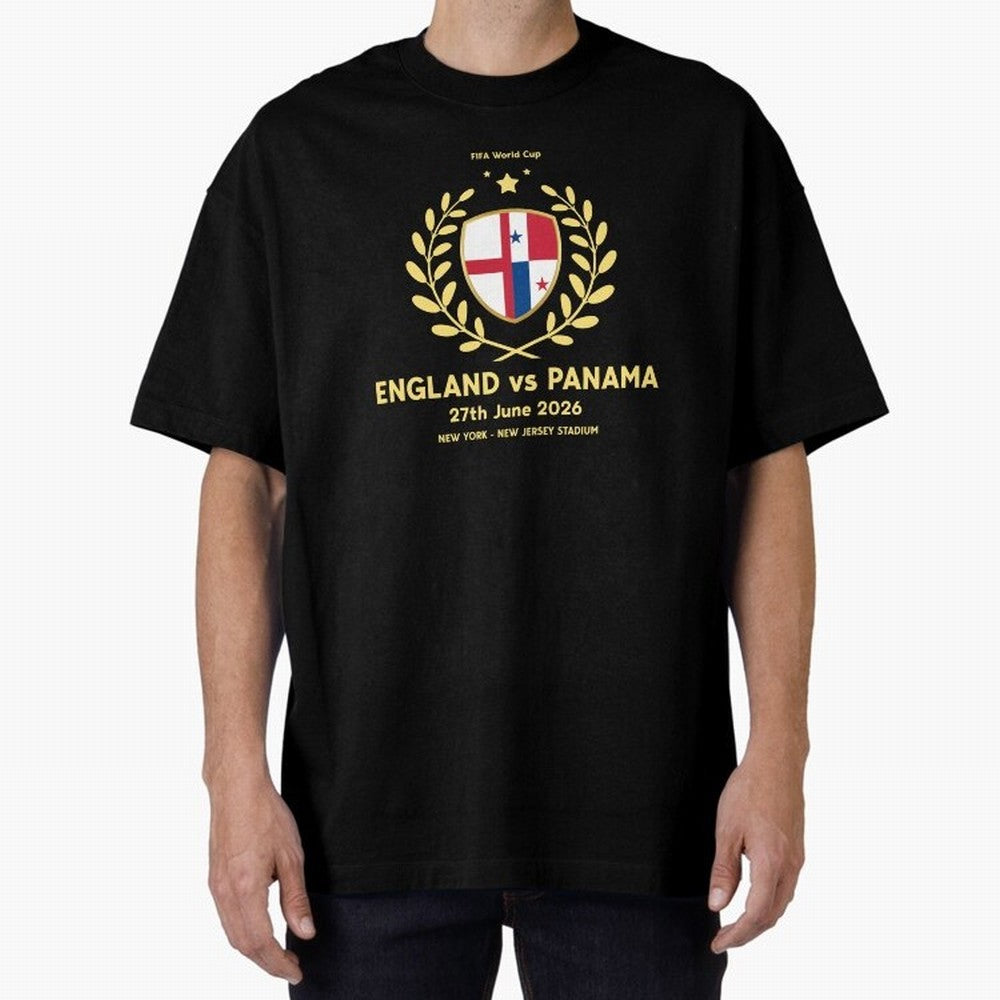 FIFA World Cup - England v Panama Oversized T-Shirt Build Global Football Passion for FIFA World Cup 2026 USA Canada Mexico, Inspired by Mbappe and Neymar, Argentina, France and Brazil, Fan Favorite Moments, National Team Passion, Big Match Drama