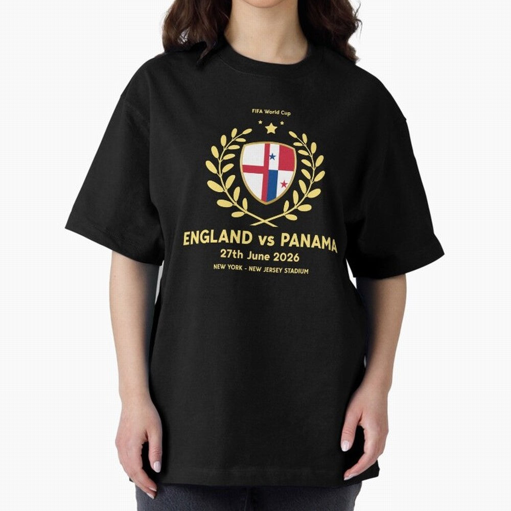 FIFA World Cup - England v Panama Oversized T-Shirt Build Global Football Passion for FIFA World Cup 2026 USA Canada Mexico, Inspired by Mbappe and Neymar, Argentina, France and Brazil, Fan Favorite Moments, National Team Passion, Big Match Drama
