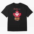 Canada 2026 Oversized T-Shirt Bring a Champion Mindset to FIFA World Cup 2026 USA Canada Mexico for Fans of Mbappe and Netherlands, Bringing Soccer Culture, Superstar Moments, National Team Dreams and Competitive Fire; Perfect for Fans, Collectors,